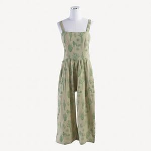 Kate Quinn Tie Back Jumpsuit Green Desert